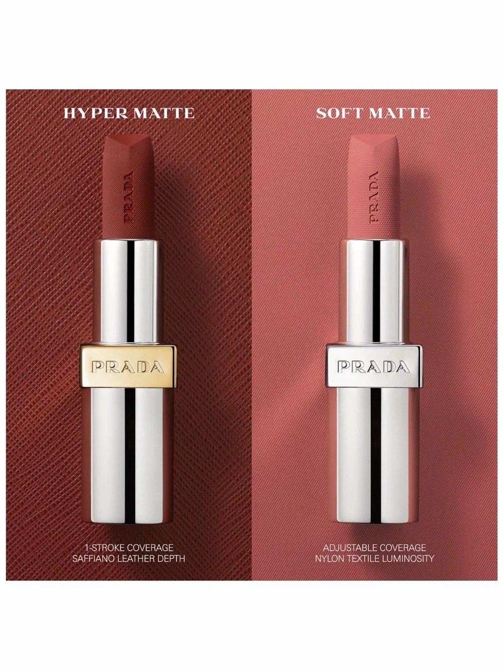 Prada Monochrome Soft Matte Lipstick —B 101 Tiepolo Soft Nude Pink NEW IN BOX✨